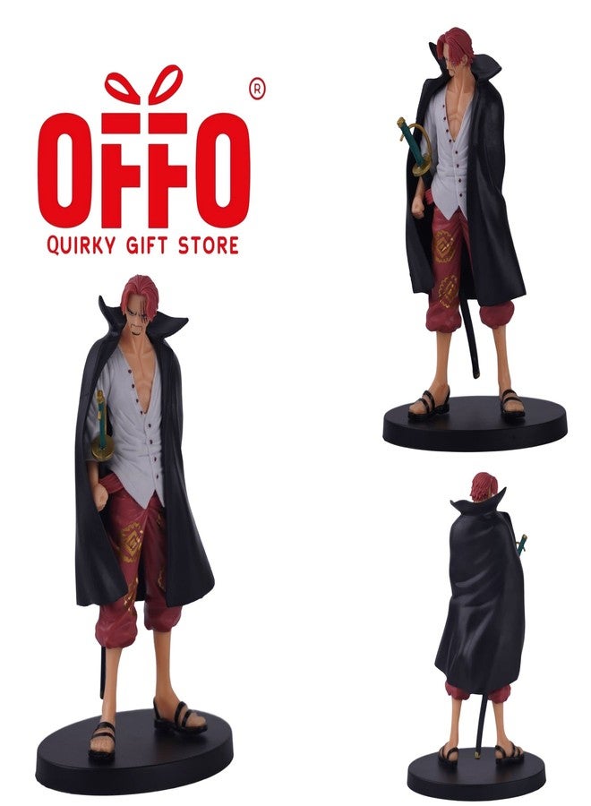 Offo One Piece Anime Shanks Action Figure [18 Cm] for Home Decors, Office Desk and Study Table, Popati - Image 5